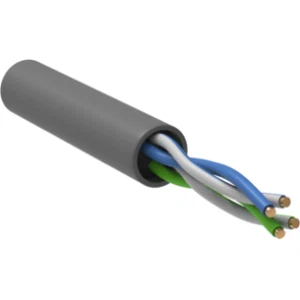 IEK Витая пара U/UTP кат.5E 24AWG 2 пары LSZH 1м серый (305м) РФ GENERICA - BC1-C5E02-121-305-R-G IEK Витая пара U/UTP кат.5E 24AWG 2 пары LSZH 1м серый (305м) РФ GENERICA - BC1-C5E02-121-305-R-G