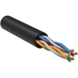 IEK Витая пара U/UTP кат.5E 24AWG 4 пары LDPE 1м черный (305м) РФ GENERICA