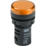 IEK Лампа AD22DS(LED)матрица d=22мм желтый 24В AC/DC