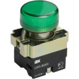IEK Индикатор LAY5-BU63 d=22мм зеленый
