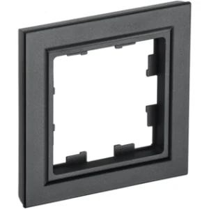 IEK BRITE Рамка 1-местная РУ-1-БрЧ черный - BR-M12-K02 IEK BRITE Рамка 1-местная РУ-1-БрЧ черный - BR-M12-K02