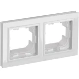 IEK BRITE Рамка 2-местная IP44 РУ-2-БрБ-44 белый