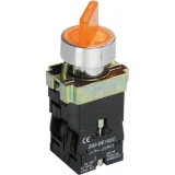 IEK Переключатель LAY5-BK2565 на 2 положения желтый