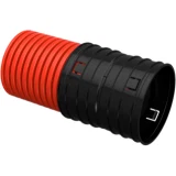 IEK ELASTA Труба гофрированная двустенная жесткая ПНД d=200мм красная (6м)