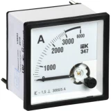 IEK Амперметр аналоговый Э47 3000/5А класс точности 1,5 96х96мм
