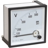IEK Вольтметр аналоговый Э47 500В класс точности 1,5 72х72мм