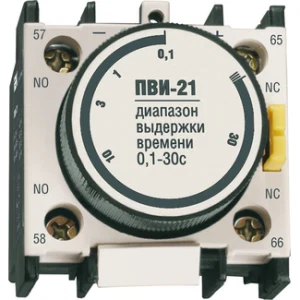 IEK Приставка ПВИ-11 задержка на включение 0,1-30сек 1з+1р - KPV10-11-1 IEK Приставка ПВИ-11 задержка на включение 0,1-30сек 1з+1р - KPV10-11-1