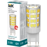 IEK Лампа светодиодная CORN капсула 5Вт 230В 4000К керамика G9
