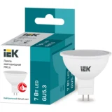 IEK Лампа светодиодная MR16 софит 7Вт 230В 4000К GU5.3