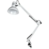 IEK LIGHTING Светильник настольный 1014 пантограф на струбцине Е27 белый
