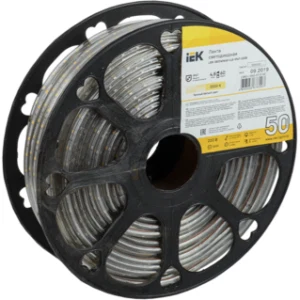 IEK Лента светодиодная 50м LSR-2835WW60-4,8-IP67-220В - LSR3-1-060-67-0-50 IEK Лента светодиодная 50м LSR-2835WW60-4,8-IP67-220В - LSR3-1-060-67-0-50