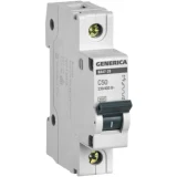 IEK Автоматический выключатель ВА47-29 1Р 50А 4,5кА С GENERICA