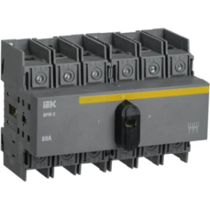 IEK Выключатель-разъединитель модульный ВРМ-3 3P 80А - MVR30-3-080 IEK Выключатель-разъединитель модульный ВРМ-3 3P 80А - MVR30-3-080