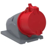 IEK Розетка стационарная ССИ-115 16А-6ч/200/346-240/415В 3Р+РЕ+N IP44 MAGNUM