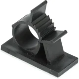 IEK Клипса самоклеящаяся КС-15 черная (24шт)