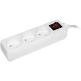 IEK Удлинитель У3К-выкл. 3 места 2P/3м 2х0,75мм2 10А/250В
