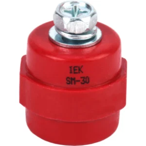 IEK Изолятор SM30 (М8) силовой с болтом - YIS11-30-08-B IEK Изолятор SM30 (М8) силовой с болтом - YIS11-30-08-B